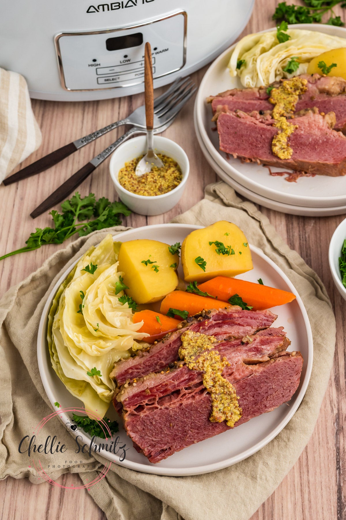 Slow Cooker Corned Beef and Cabbage (Recipe, Images, Reel)