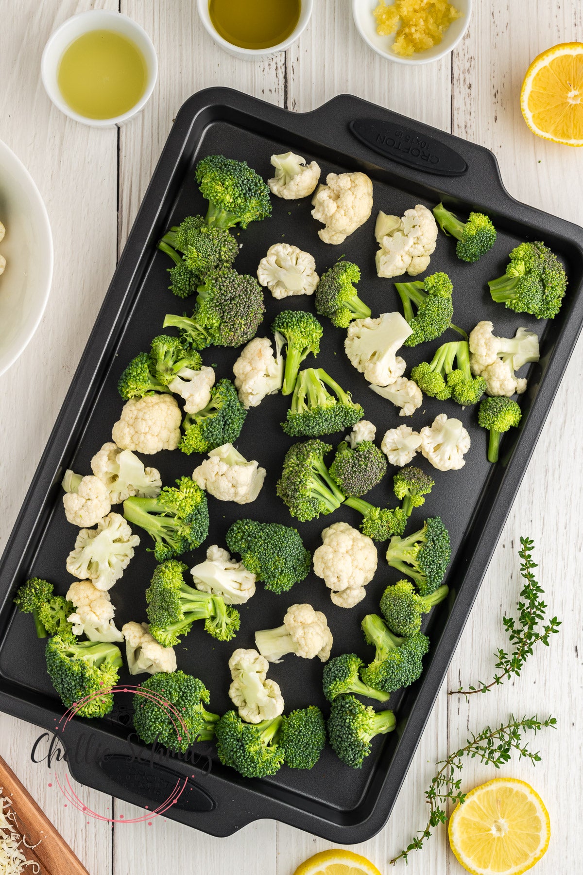Roasted Broccoli and Cauliflower