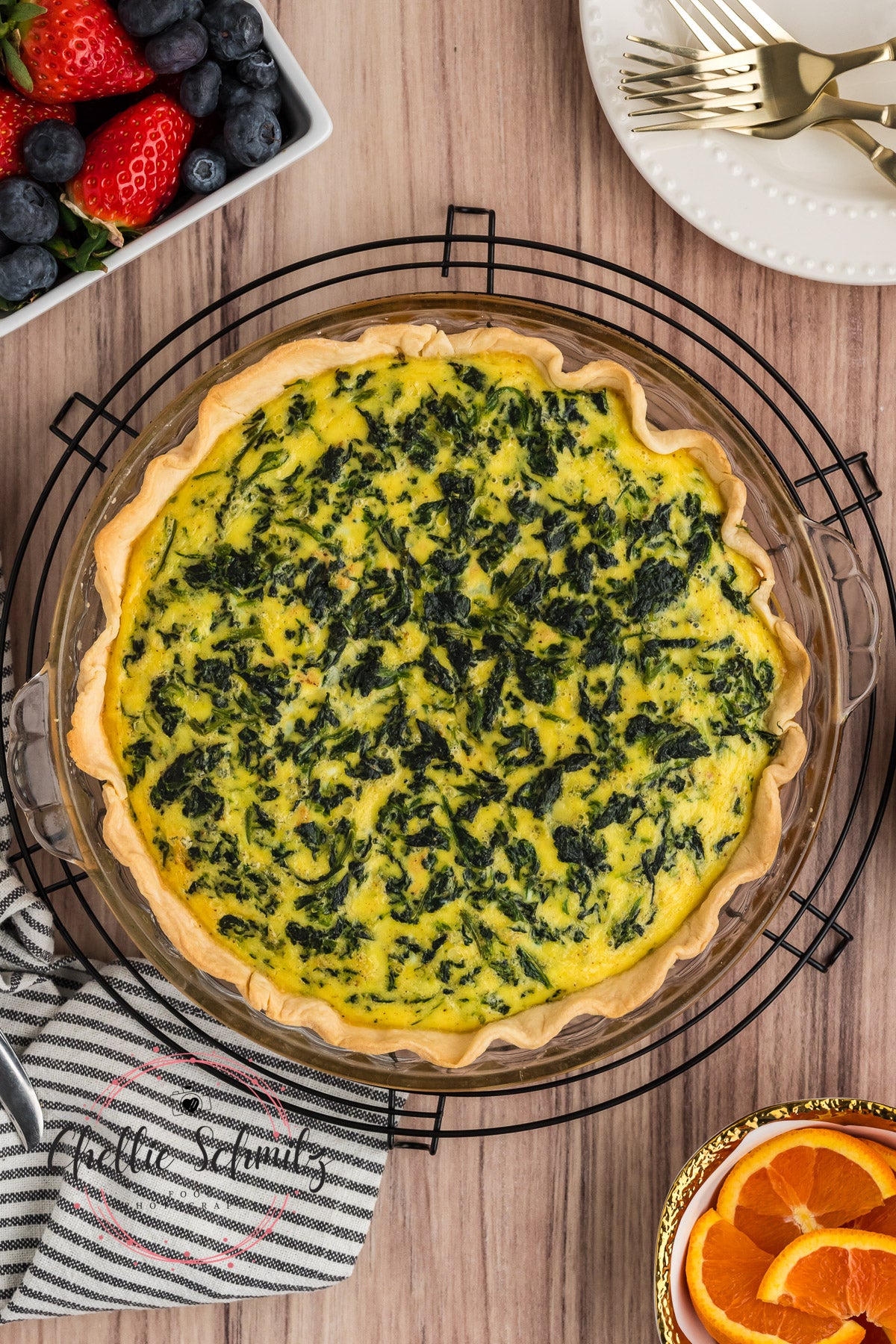 Spinach Quiche