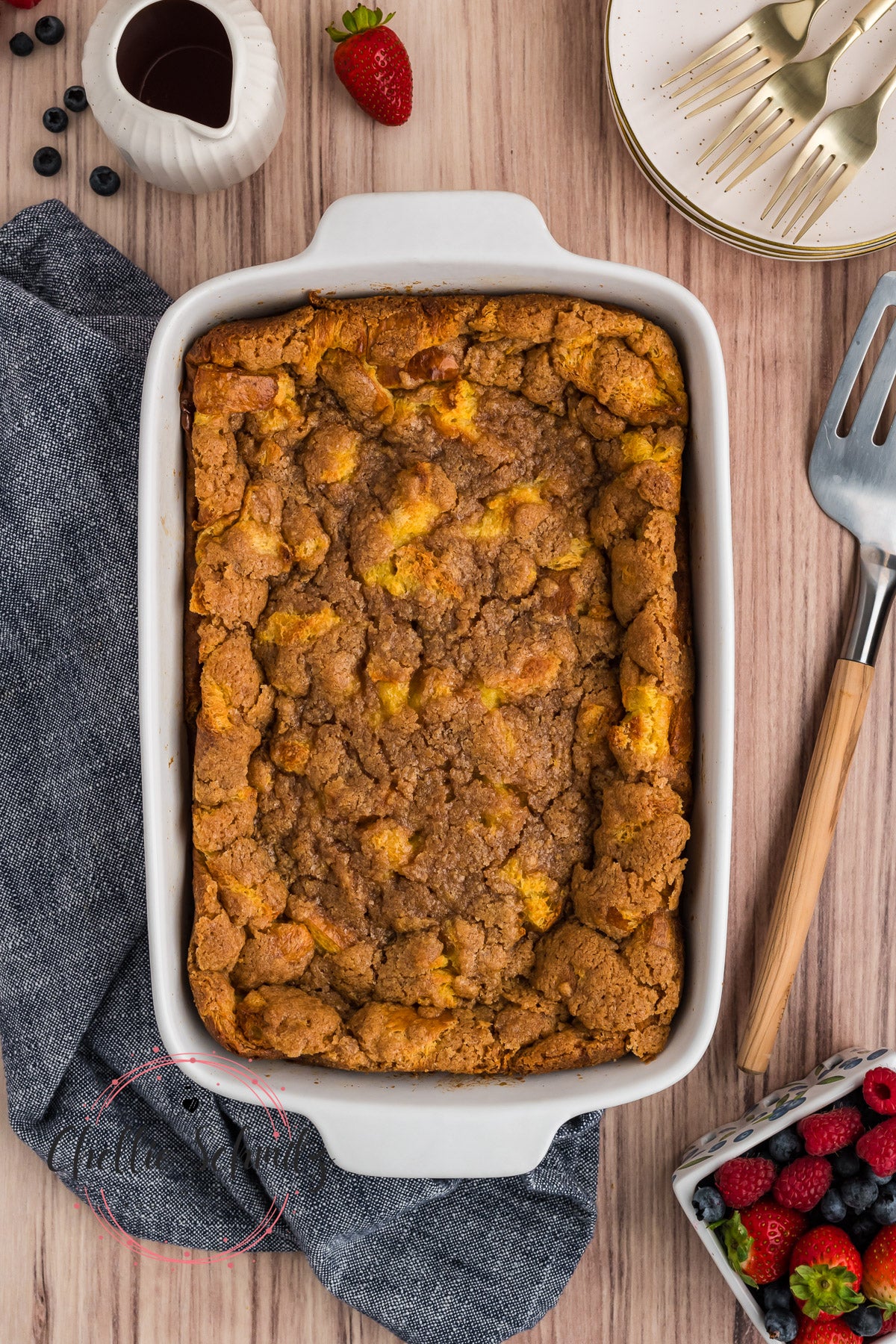 Cinnamon Crunch French Toast Casserole