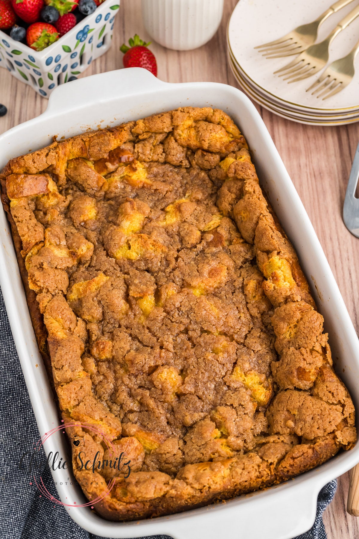 Cinnamon Crunch French Toast Casserole